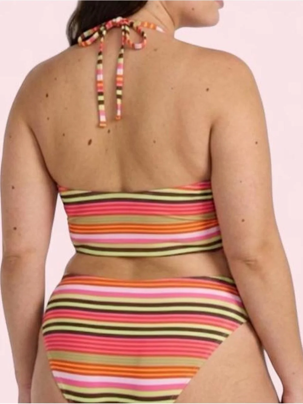 Striped Bikini Set